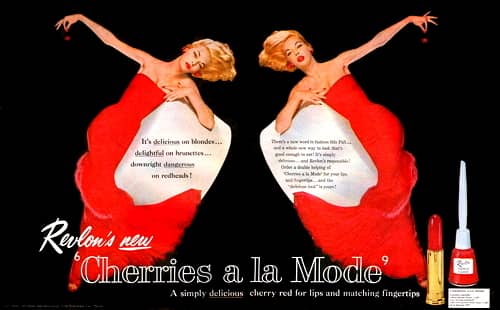 1955 Revlon Cherries a la Mode