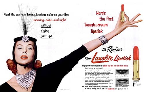 1955 Revlon Lanolite Lipstick