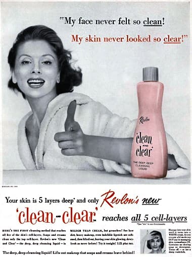 1956 Revlon Clean and Clear