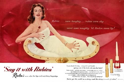 1956 Revlon Say it with Rubies
