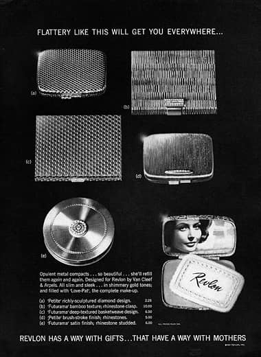 1961 Revlon Compacts