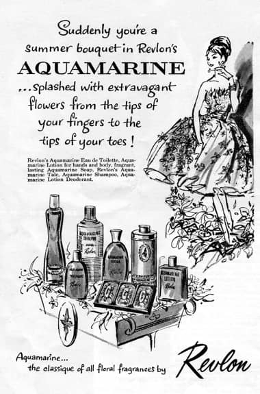 1962 Revlon Aquamarine