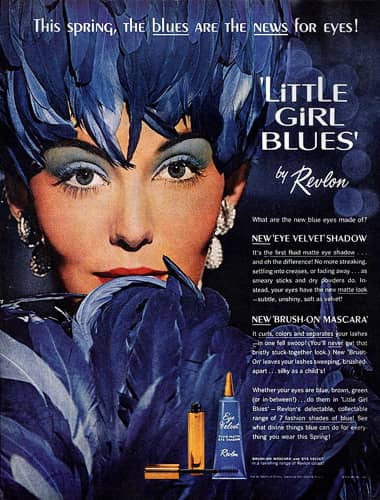 1962 Revlon Eye Velvet Shadow and Brush-On Mascara