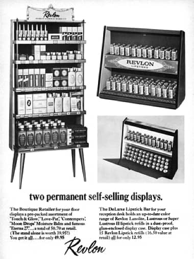 1963 Revlon Display Cases