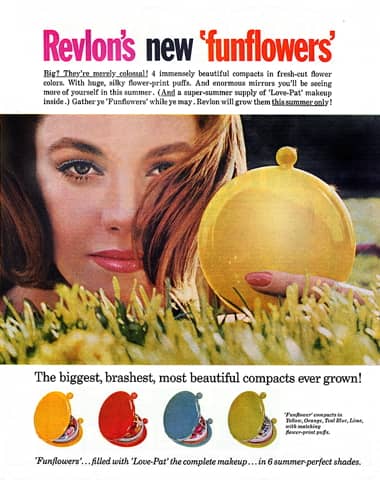 1964 Revlon Funflowers compacts