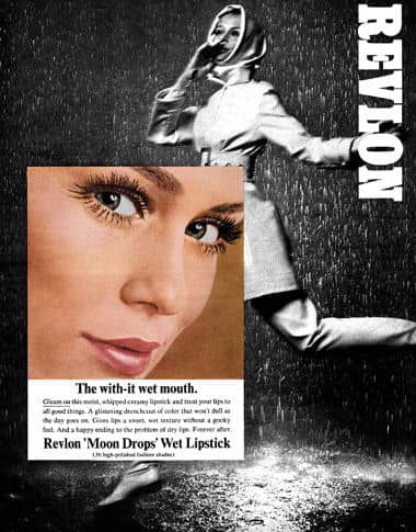 1967 Revlon Moon Drops Wet Lipstick