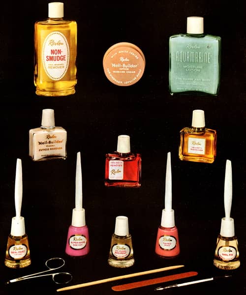 1962 Revlon hand and nail care