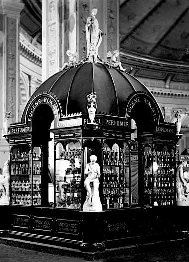 1873 Rimmel display at the Vienna Exhibition