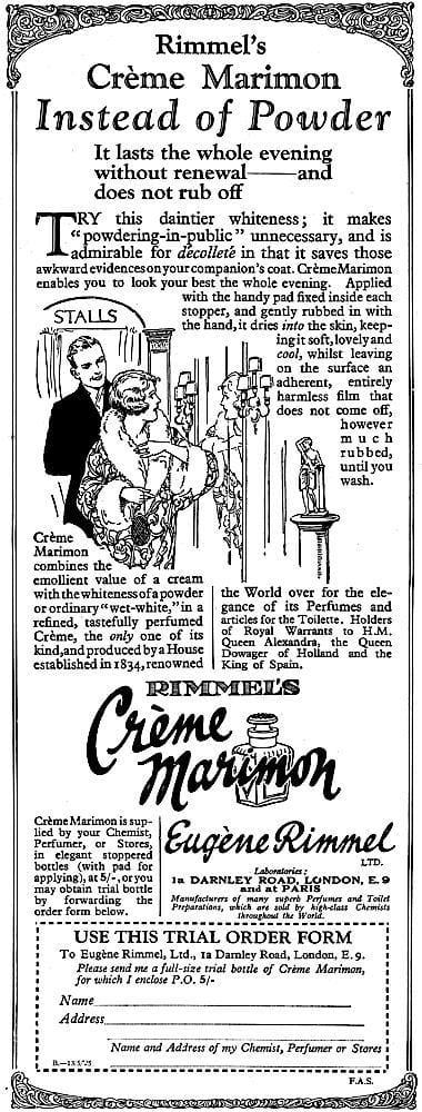 1925 Rimmel Cre;me Marimon