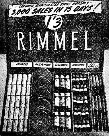 1955 Early Rimmel self-service dispenser