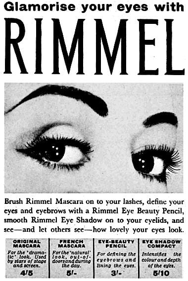 1956 Rimmel eye make-up