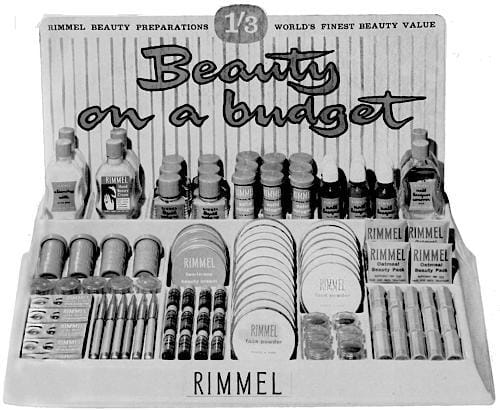1959 Rimmel Beauty on a Budget dispenser