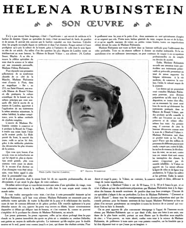 1912 Helena Rubinstein Paris