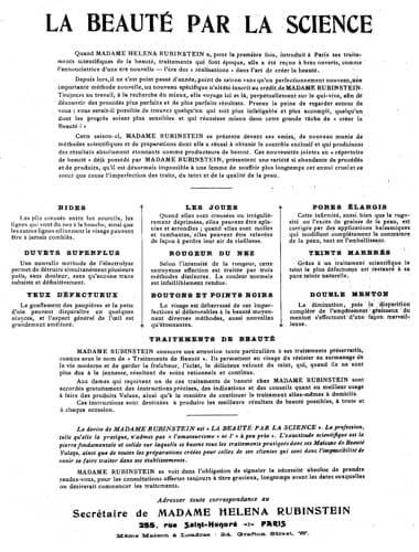 1913 Helena Rubinstein Paris