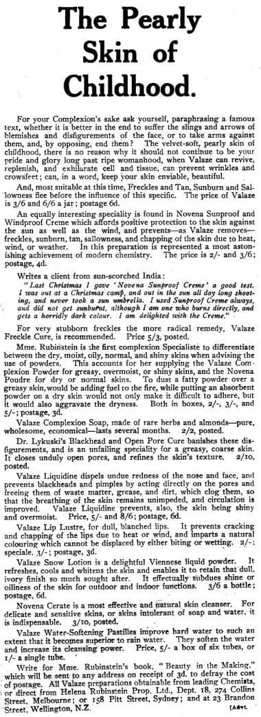 1913 Helena Rubinstein