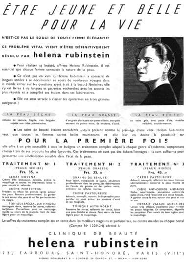 1934 Rubinstein Clinique de Beaute