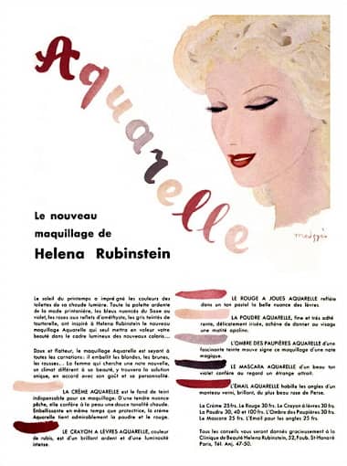 1938 Rubinstein Aquarelle Make-up