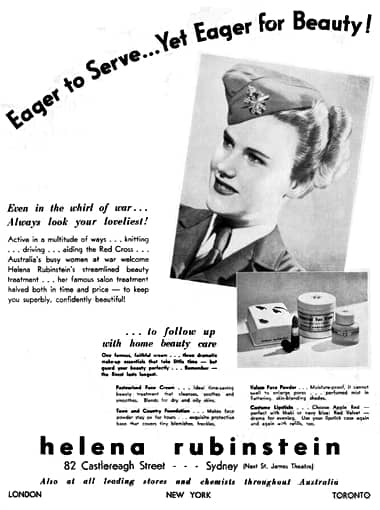 1942 Helena Rubinstein products