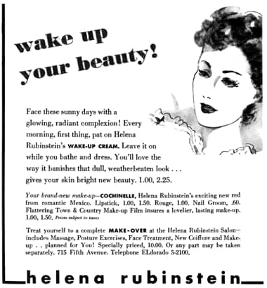 1942 Rubinstein Wake-up Cream