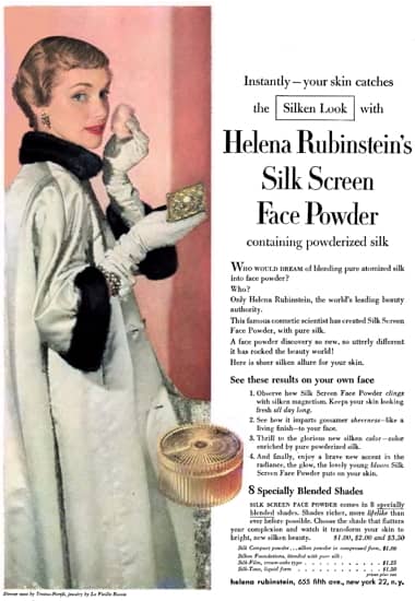 1949 Helena Rubinstein Silk Screen Face Powder