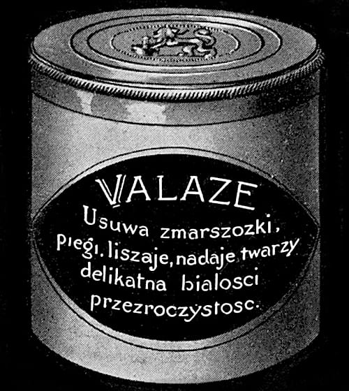 1908 A jar of Valaze