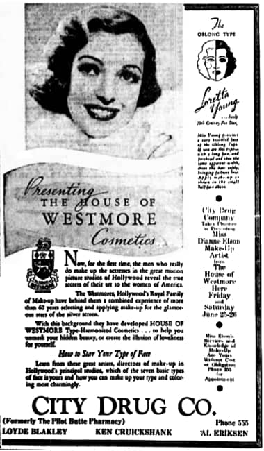 1937 House of Westmore Cosmetics