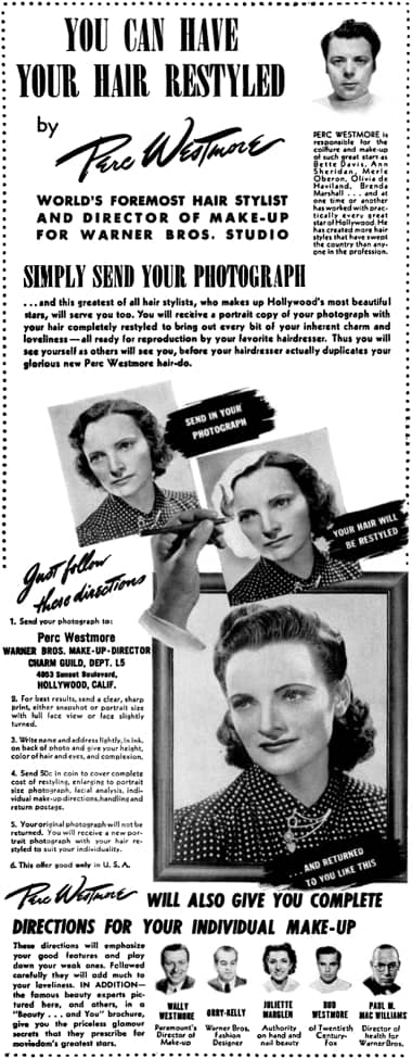 1941 Westmore mail order makeover