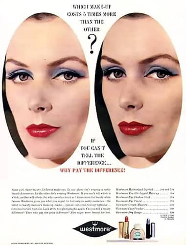 1961 Westmore cosmetics