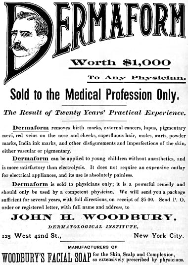 1892 Woodbury Dermaform
