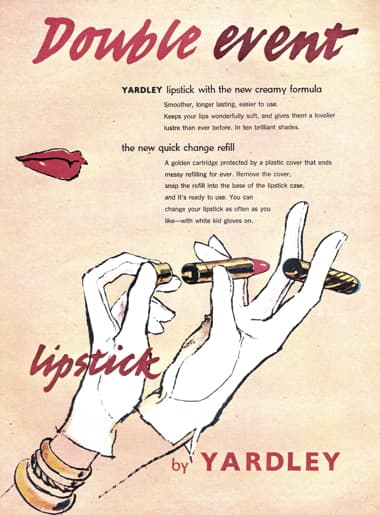 1956 Yardley refill lipstick