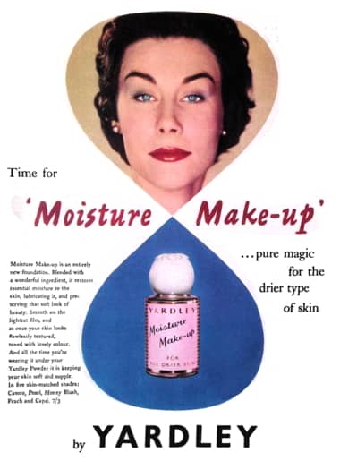 1958 Yardley Moisture Make-up