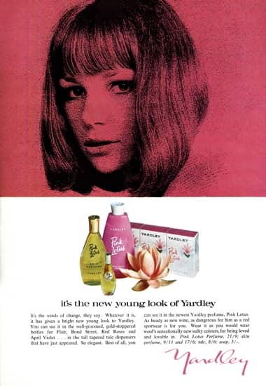 1964 Yardley Pink Lotus