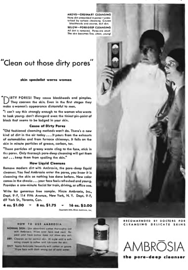 1930 Ambrosia liquid cleanser