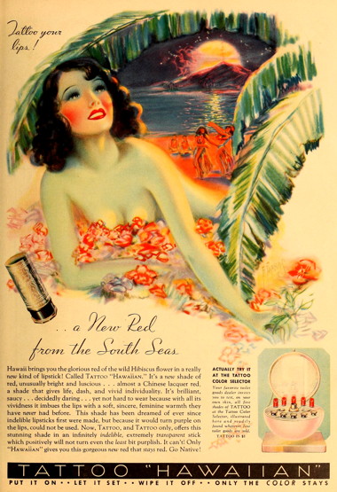 1935 Tattoo Hawaiian Lipstick