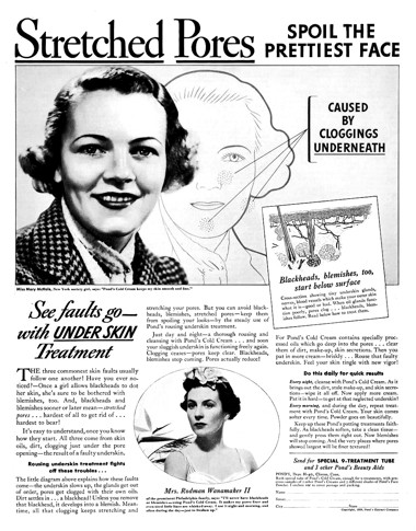 1936 Ponds Cold Cream