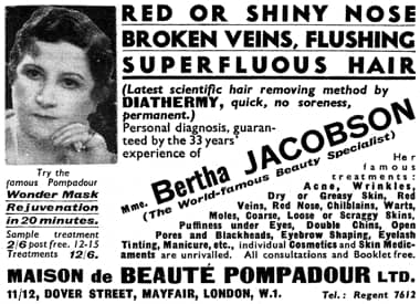 1939 Maison de Beaute Pompadour