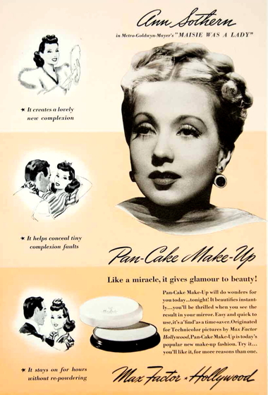1941 Max Factor Pan-Cake make-up