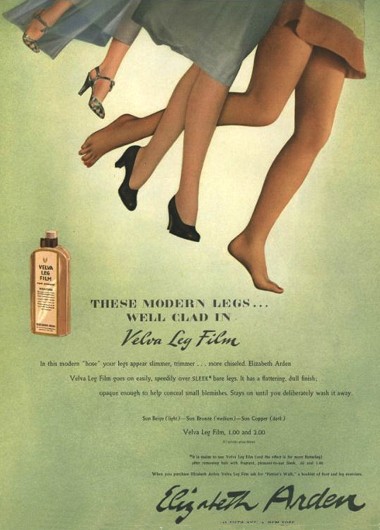 1943 Elizabeth Arden Velva Leg Film