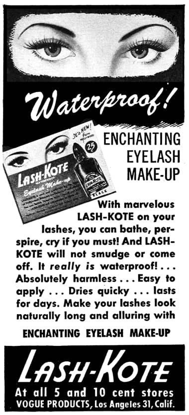 1950 Vogue Products Lash-Kote.