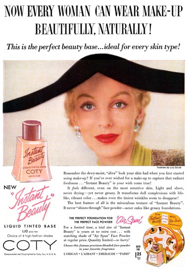1952 Coty Instant Beauty