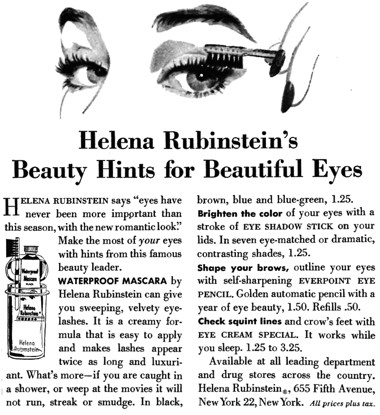 1957 Helena Rubinstein Waterproof Mascara