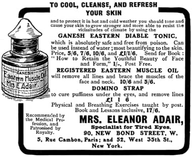 1904 Eleanor Adair Registered Eastern Muscle Oil