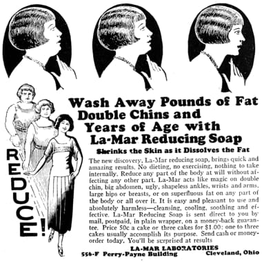 1925 La-Mar Reducing Soap