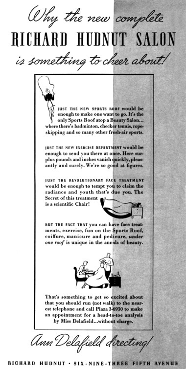 1935 Richard Hudnut Salon Sports Roof