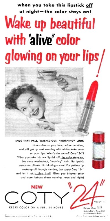 1955 Coty 24 Lipstick