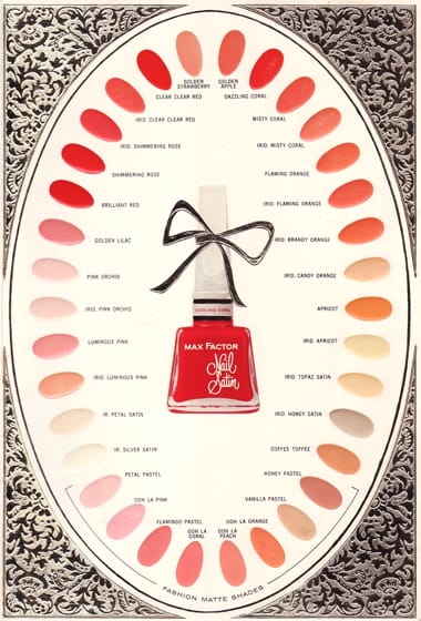 1961 Max Factor Nail Satin