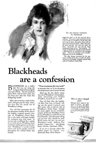 1921 Woodbury Facial Soap