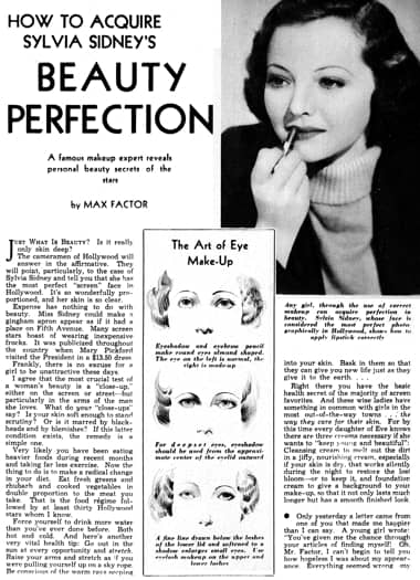 1934 Beauty perfection