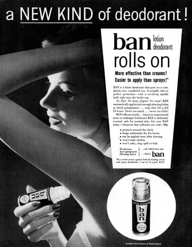 1955 Ban Lotion Deodorant