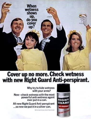 968 Gilette Right Guard Aerosol Antiperspirant